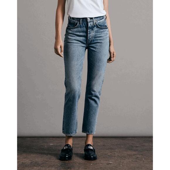 Rag & Bone Nina High Rise Straight Ankle Cigarette Jean in Norwalk 31 - Picture 1 of 4